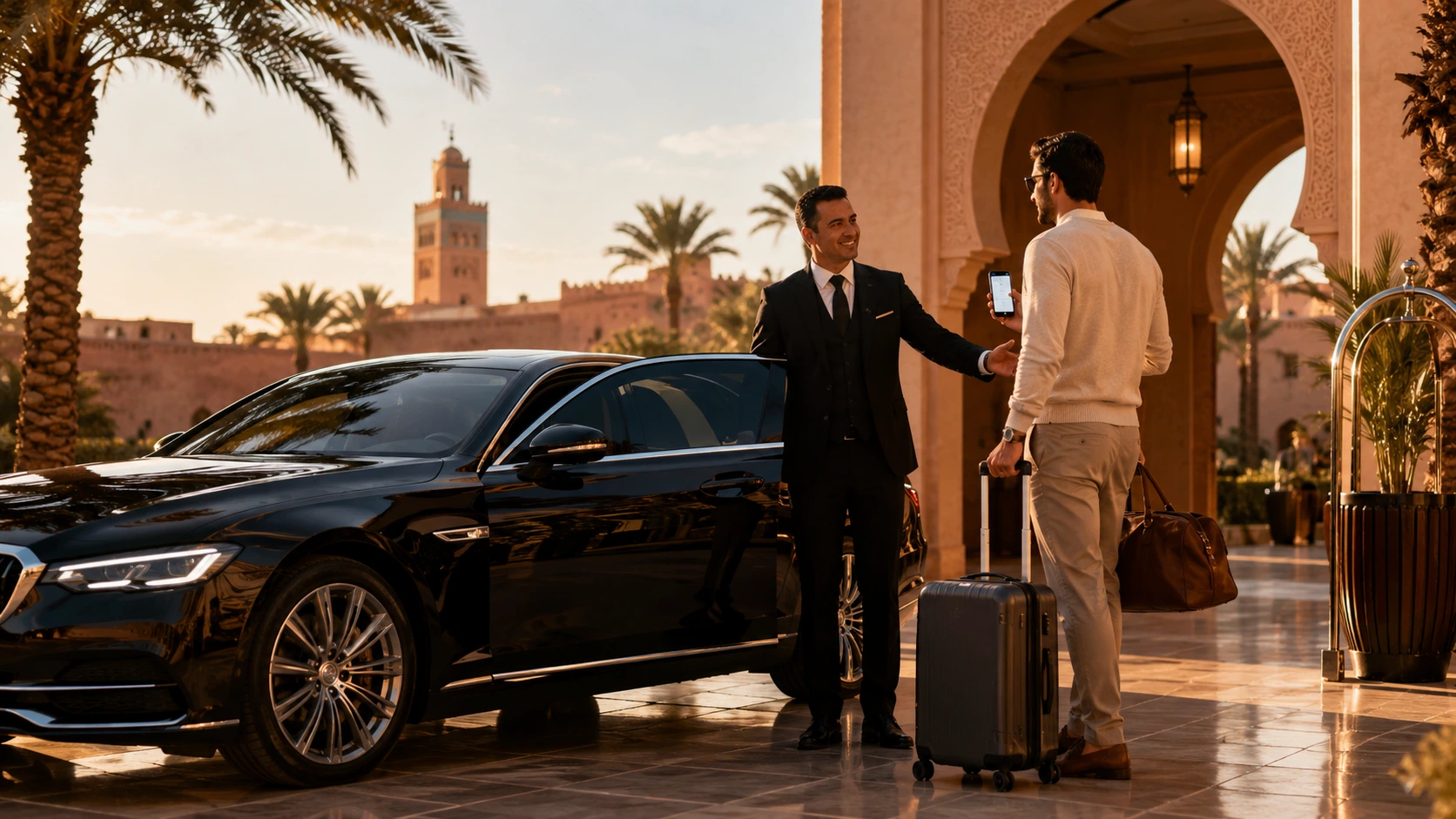 Book private transfer Morocco safely with a luxury chauffeur