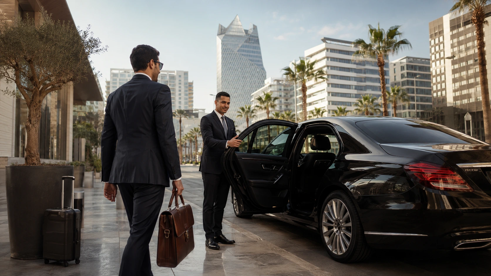 Business chauffeur Morocco service for executive airport and corporate travel