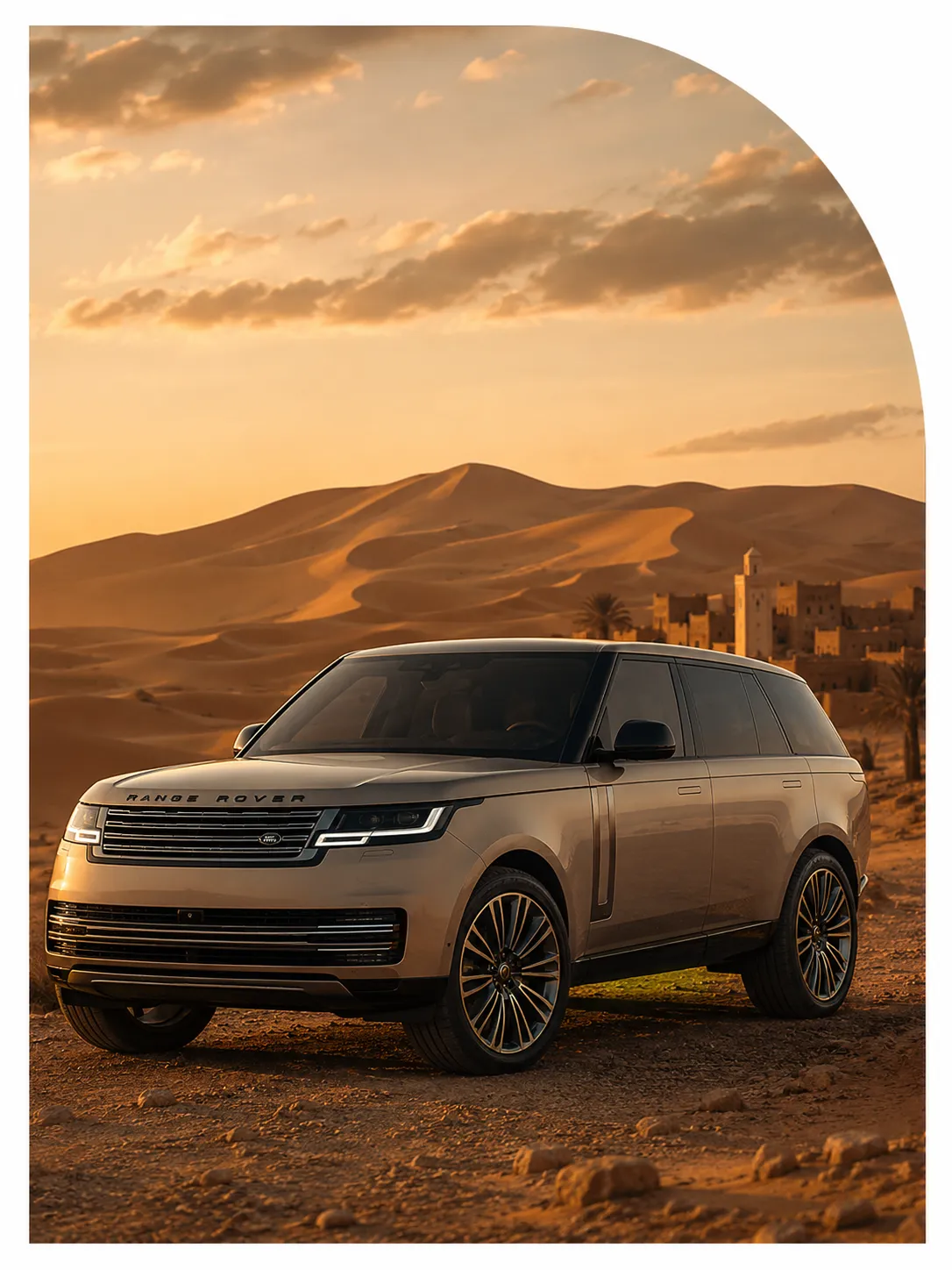 Luxury chauffeur vehicle in Morocco