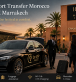Mercedes S-Class with Le VIP Morocco logo providing s airport transfer morocco service for 1001 KIZ Festival guests in Marrakech.