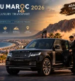 Range Rover Vogue with private driver from Agadir for Rallye du Maroc 2026 luxury transport to Zagora
