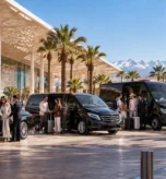 Marrakech Group Airport Transfer with Mercedes sedan, V-Class, Sprinter and luxury SUV at Marrakech Menara Airport